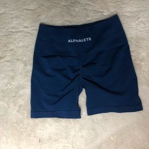 Alphalete amplify victory blue shorts
